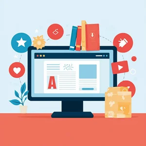 Иконка удобной онлайн-платформы для обучения